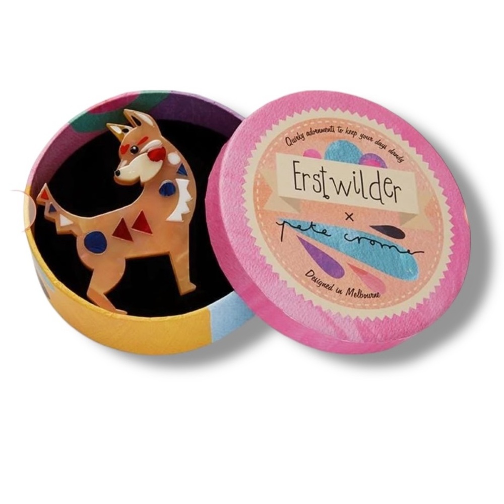 2019 Erstwilder x Pete Cromer Dapper Dingo Pin Brooch